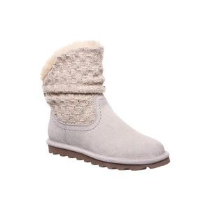 BEARPAW VIRGINIA WHITE WOMEN'S BOOTIE